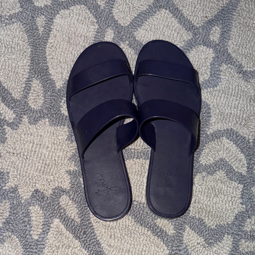Joie Navy Blue Women's Slide Sandals 39 8.5 8 1/2